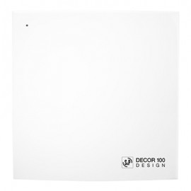 Aérateur extra-plat Decor 100 CHZ - 10,7W - 80m3/h - Avec clapet anti-retour