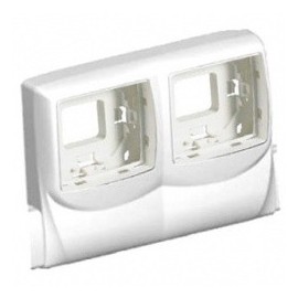 Boitier double d'appareillage pour goulotte Optima TM et appareillage en saillie Legrand - Pour goulotte 52 x 20mm