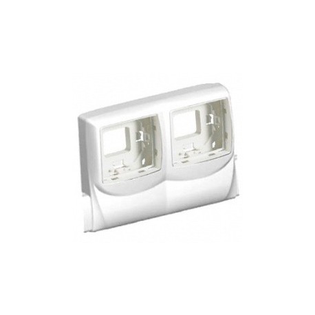 Boitier double d'appareillage pour goulotte Optima TM et appareillage en saillie Legrand - Pour goulotte 52 x 20mm