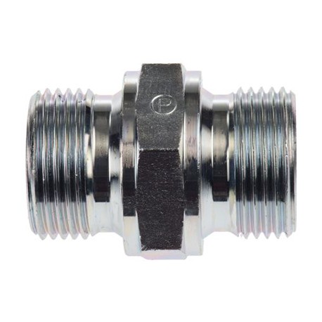 Lot de 2 adaptateurs hydrauliques - Fileté droit - G3/4 mâle - G3/4 mâle