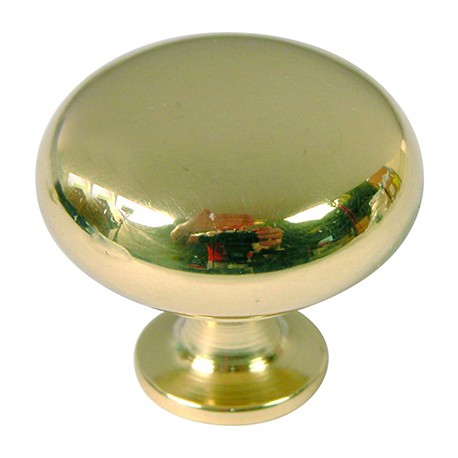 Bouton Anglais - ø30mm - Laiton poli