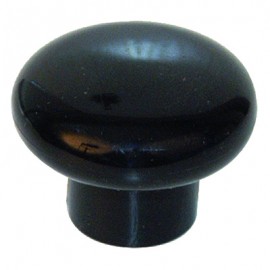 Lot De 9 Boutons Vintage Noir - 28 Mm - Plastique Strié - Pour Couture Et Déco
