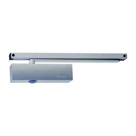 Ferme-porte TS Wood - Force 3 - Bras à glissière - Argent