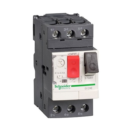 Disjoncteur moteur TeSys GV2 - 3P - 0,25 à 0,4A - Magnétothermique