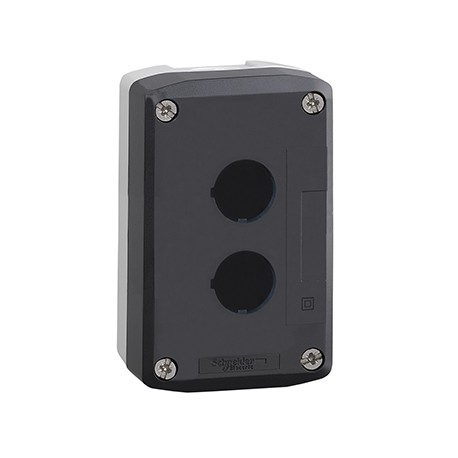 Boite à bouton Harmony - 2 trous ø22mm - Gris