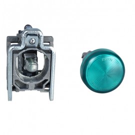 Voyant lumineux Harmony - ø22mm - Cabochon lisse vert