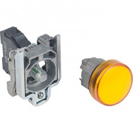 Voyant lumineux Harmony - ø22mm - Cabochon lisse orange
