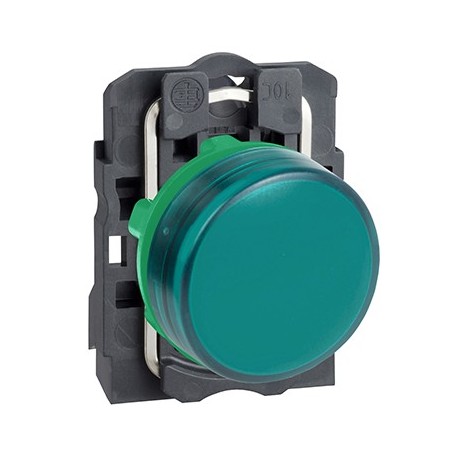 Bouton-poussoir Harmony - Voyant - 24V - Vert