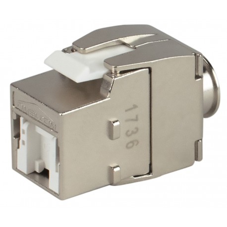 Sachet de 4 connecteurs RJ45 blindés - Grade 3TV - Tableau Neo