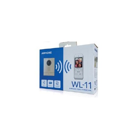 Kit carillon vidéo sans fil WL 11 - Moniteur écran 2.4” - Blanc/ Argent