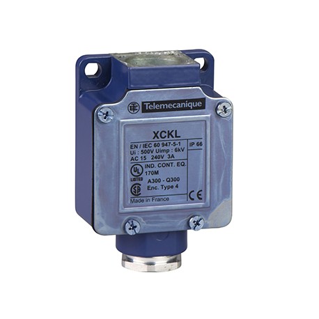 Corps d'interrupteur de position OsiSense Telemecanique Sensors - 1O + 1F - Avec presse étoupe