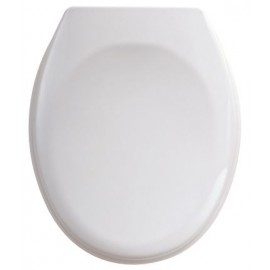 Abattant de WC double TISSOT PRO RD'2  - Descente manuelle - Blanc