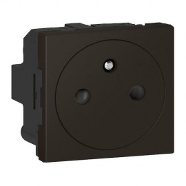 Prise 2P+T Surface Mosaic - 16A - Noir mat