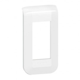 Plaque de finition pour appareillage Mosaic - 1 module - Blanc
