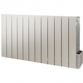Radiateur à inertie Thaj - Horizontal - 1000W - Blanc