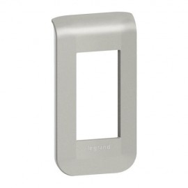 Plaque de finition pour appareillage Mosaic - 1 module - Alu