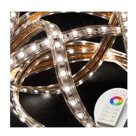 Pack ruban LED LONG FLEX - RGB - 10m - 10W/m - Blanc