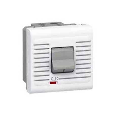 Disjoncteur magnéto-thermique Uni+Neutre - 10A - Blanc