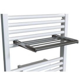 Barre sèche-linge pour sèche-serviettes à tubes ronds - Chrome