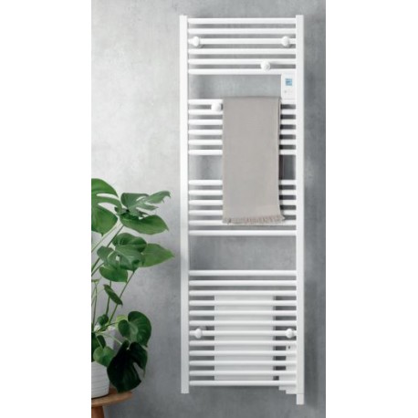 Radiateur Sèche-serviettes Atlantic Doris – Blanc Brillant, électrique, Acier – Neuf