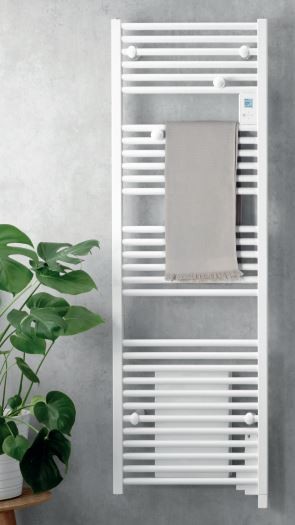 851229 Sèche-serviettes Doris Atlantic 500+1000W Blanc carat 851229 Sèche-serviettes Doris Atlantic 500+1000W Blanc carat