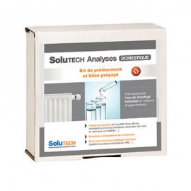 Kit d'analyse SoluTECH - Pour circuit de chauffage - Prélèvement et bilan pour installation domestique