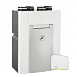 VMC Double Flux DOMEO SERENITE - 18W-Th-C - 27dB(A) - 4 sanitaires