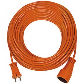 Rallonge électrique - 20m - H05VV-F 3G1,5 - Orange