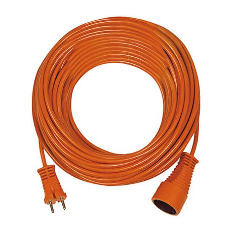 Rallonge électrique - 20m - H05VV-F 3G1,5 - Orange