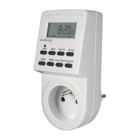 Programmateur hebdomadaire DZ 20 - Cycle 7 jours - 16A - Blanc