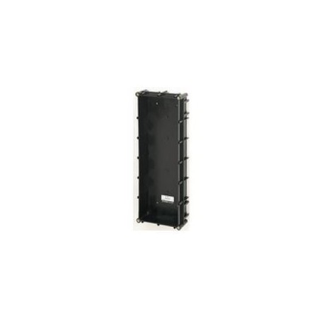 Boîtier d'encastrement GF3B - 3 modules - pour interphones Série GH/GT - Noir