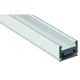 Profilé aluminium - Pour bandeaux LED - 200cm - Aluminium anodisé