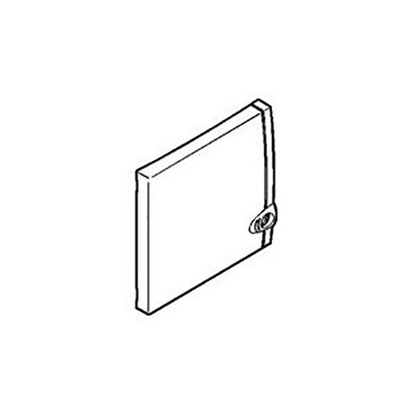 Porte IP40 - Pour coffret 8 à 9 modules - Blanc