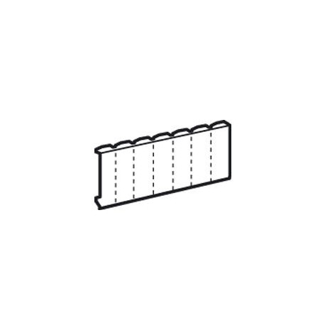 Obturateur 18 modules - Gris