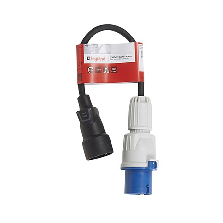 Cordon adaptateur pour borne camping - 30cm