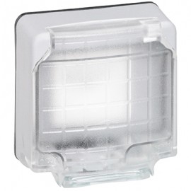 Adaptateur Plexo - Pour fonction MOSAIC - 2 modules - Gris