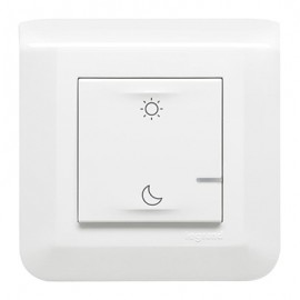 Commande sans fil lever/coucher - Connectée - Mosaic with Netatmo - Blanc