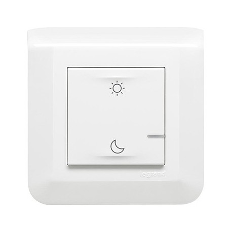 Commande sans fil lever/coucher - Connectée - Mosaic with Netatmo - Blanc