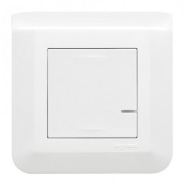 Commande sans fil pour éclairage, prise connectée ou micromodule - Mosaic with Netatmo - Blanc