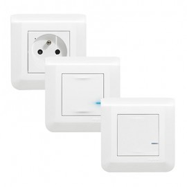 Pack extension installation connectée - Mosaic with Netatmo - Blanc
