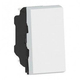 Interrupteur va-et-vient Mosaic Easy-LED - 10 AX - 250V - 1 module - Blanc antimicrobien