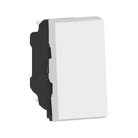 Interrupteur va-et-vient Mosaic Easy-LED - 10 AX - 250V - 1 module - Blanc antimicrobien