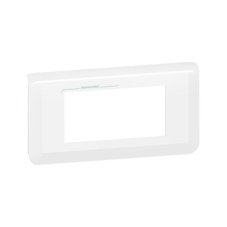 Plaque De Finition Bakélite Legrand – Signalétique LUMIERE Modèle Chambord – Blanc