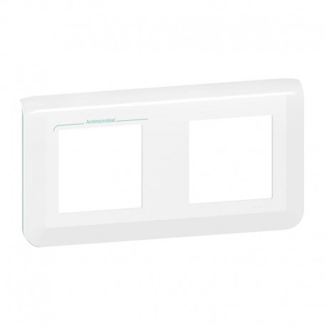 Plaque Mosaic - Horizontale - 2x2 modules – Blanc antimicrobien