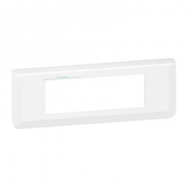 Plaque Mosaic - Horizontale - 6 modules - Blanc antimicrobien