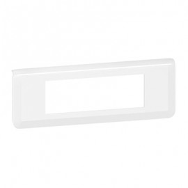 Plaque Mosaic horizontale - 6 modules - Blanc