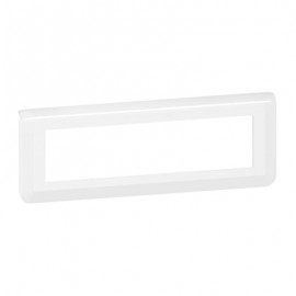 Plaque Mosaic horizontale - 8 modules - Blanc