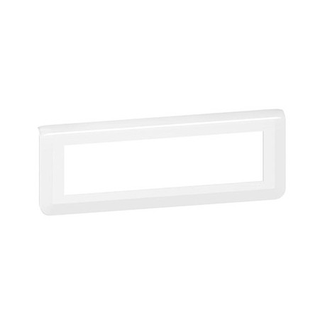 Plaque Mosaic horizontale - 8 modules - Blanc