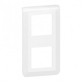 Plaque Mosaic verticale - 2x2 modules - Blanc