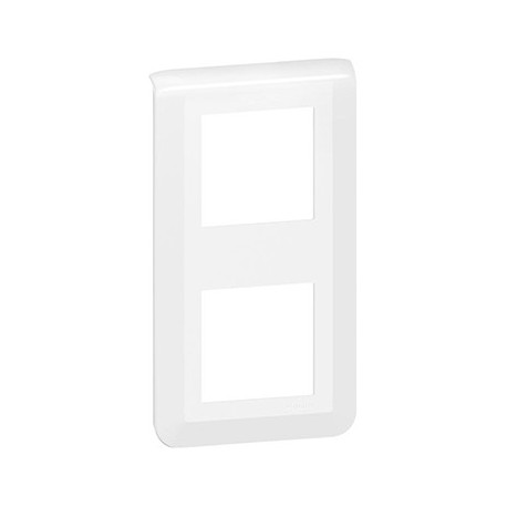 Plaque Mosaic verticale - 2x2 modules - Blanc